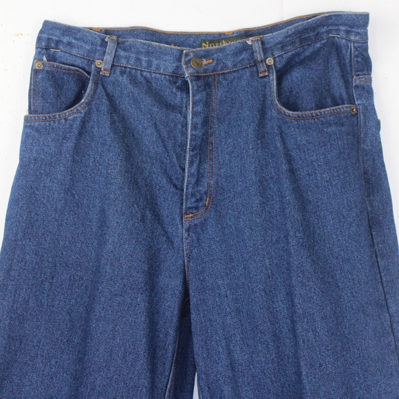 Northwest Mens Flannel Lined Blue Jeans WARM - Picture 2 of 8